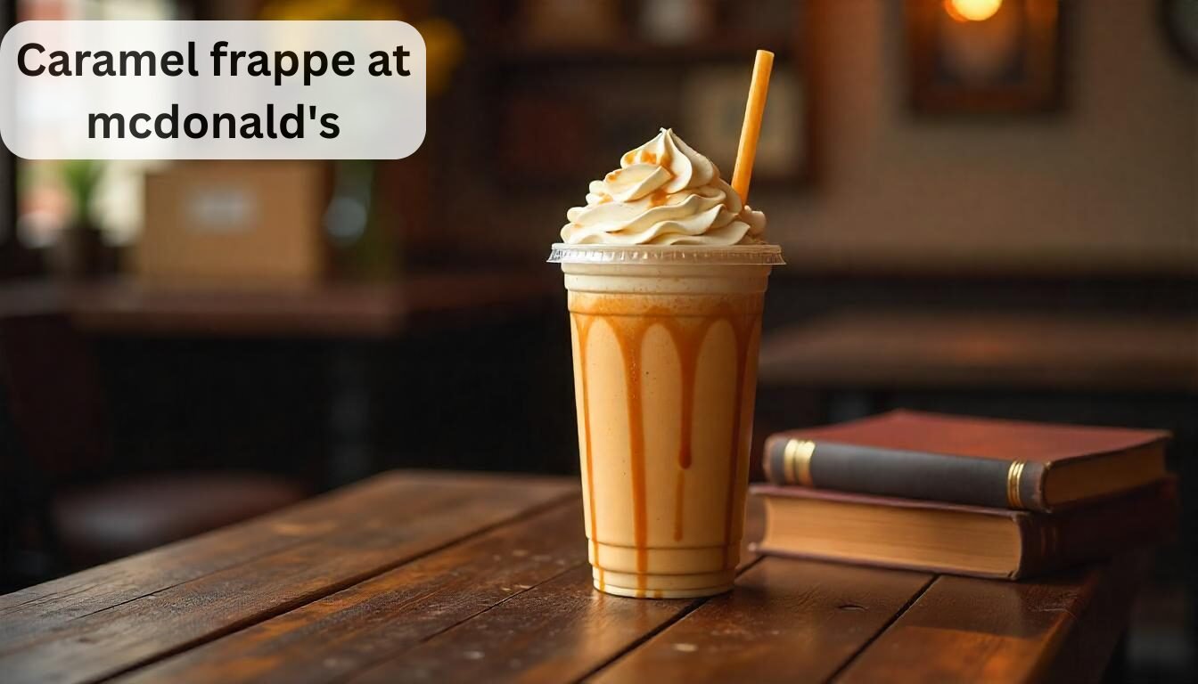 caramel frappe at mcdonald's