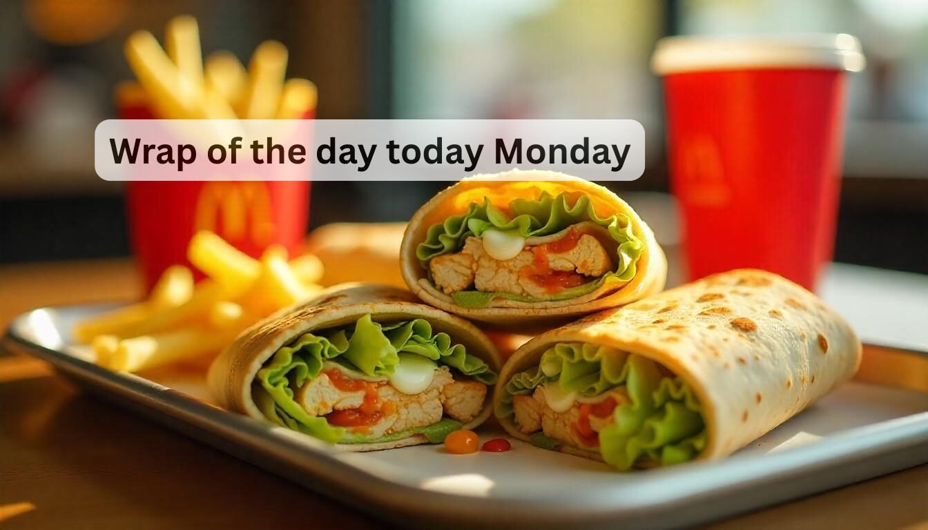 McDonald’s Wrap of the Day Today Monday UK: Flavours & Prices