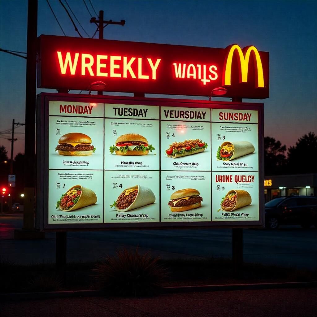 McDonalds daily wrap special1